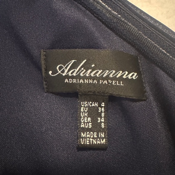 Adrianna Blue Formal  One-Shoulder Dress - Picture 4 of 9